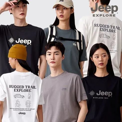 당신이 찾던 JEEP 남성 24 SUMMER COOL SORONA 반팔 티셔츠 4종 놓치지 마세요!