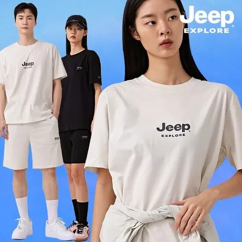 가성비최고 JEEP 남성 24 SUMMER COOL SORONA 반팔 티셔츠 4종 강추합니다!